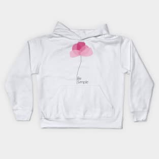 Be simple Kids Hoodie